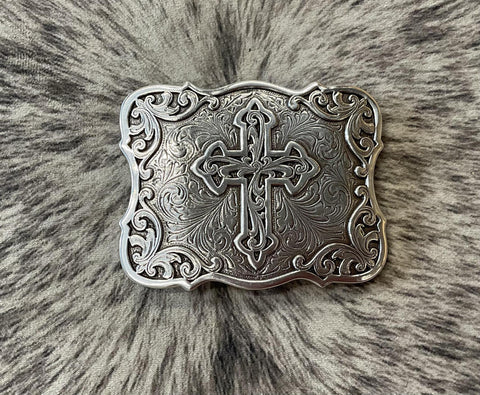 M&F Western Blazin Roxx Floral Cross Buckle