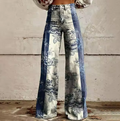 Mia - Boho Two Tone Trousers