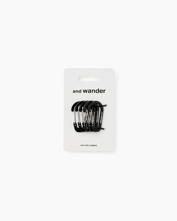 Mini Carabiner Set Black