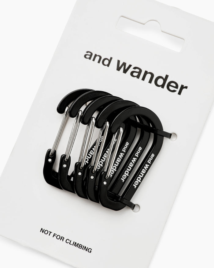Mini Carabiner Set Black