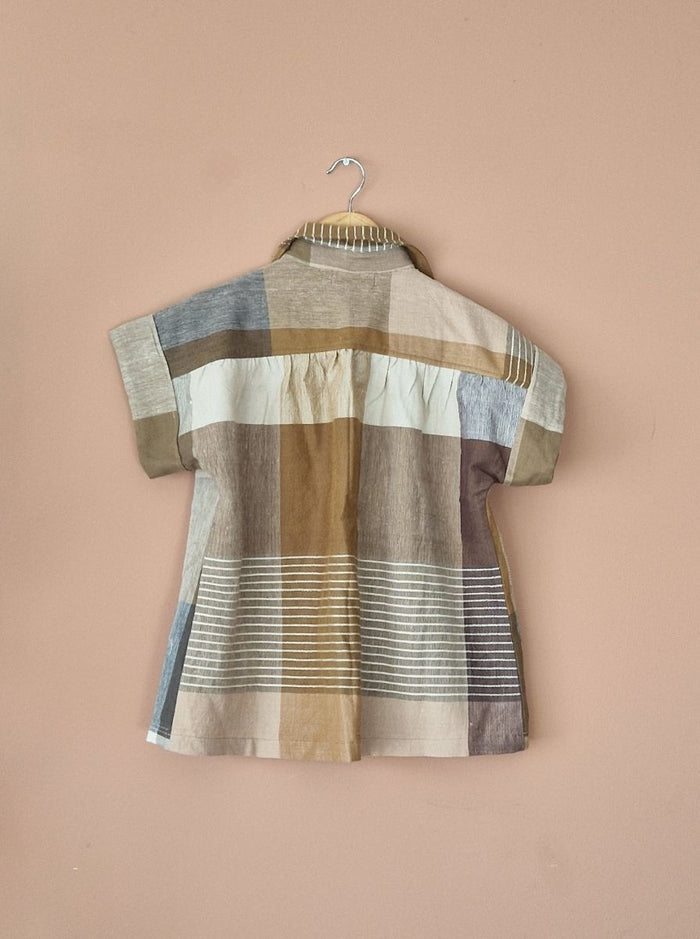 mira top - kala cotton wool (bloom)