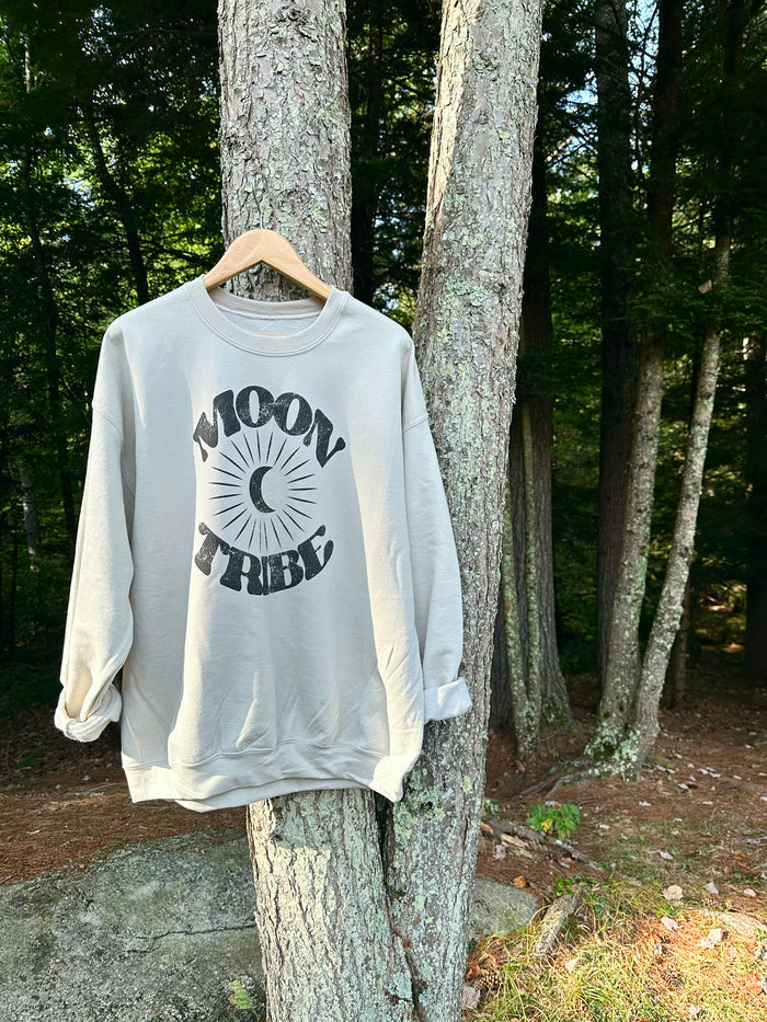 Moon Tribe Comfy Boho Sweatshirt - Small Business Made