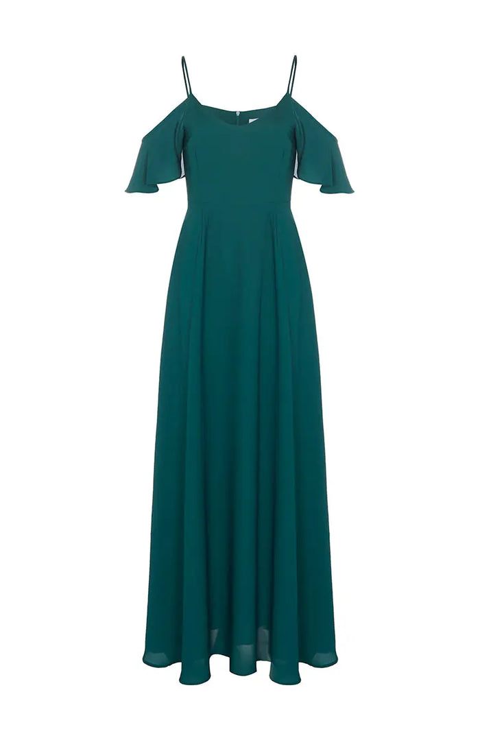 Mykonos Dress in Forest Green Rewritten London