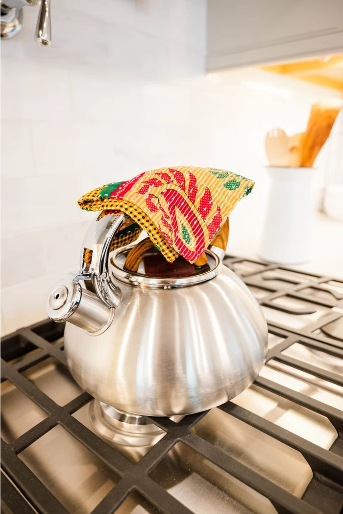 Mystery Pattern Kantha Dish Cloth- Fair Trade Made -Final Sale