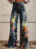 Nadia - Boho Chic Wide-Leg Trousers