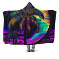 Neon Nights Hooded Blanket iEDM Epic Hoodie