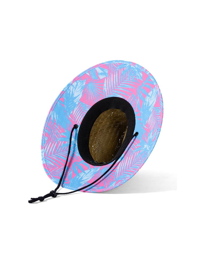 Neon Palms Straw Hat