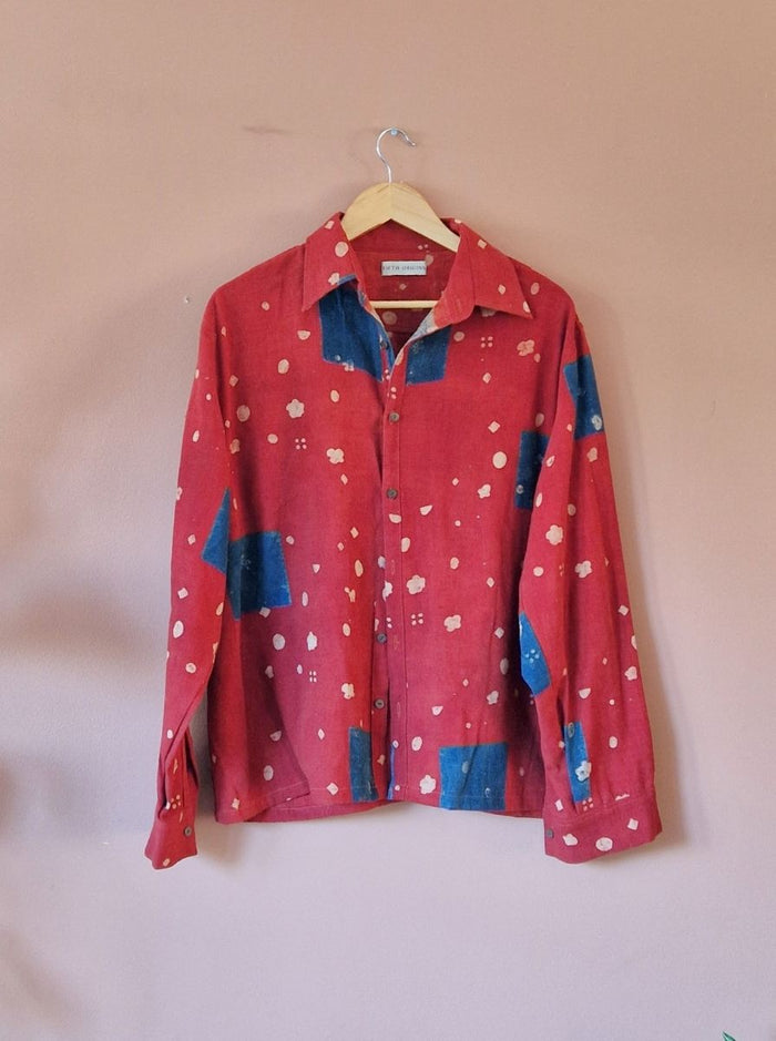 nira shirt - kala cotton ajarakh (bloom)