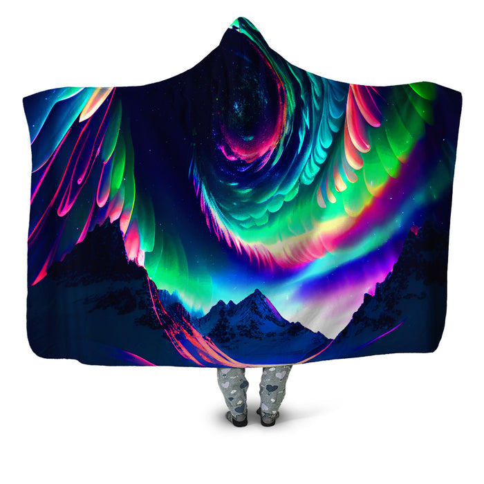 Northern Lights II Hooded Blanket iEDM Epic Hoodie