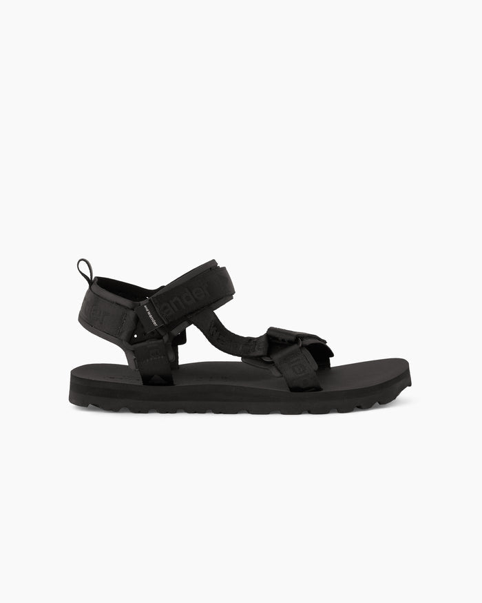 NY JQ Tape Sandals Black