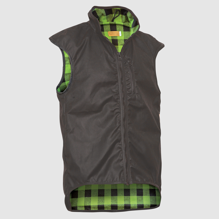 Oilskin Wool Lined Province Vest