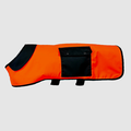Orange Hi Vis Lined Dog Coat