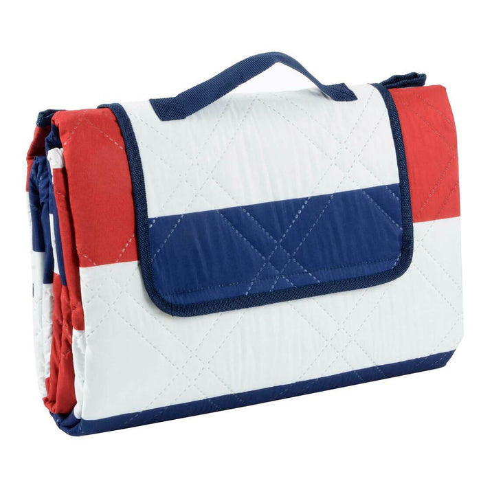 Red/Navy Stripe / L