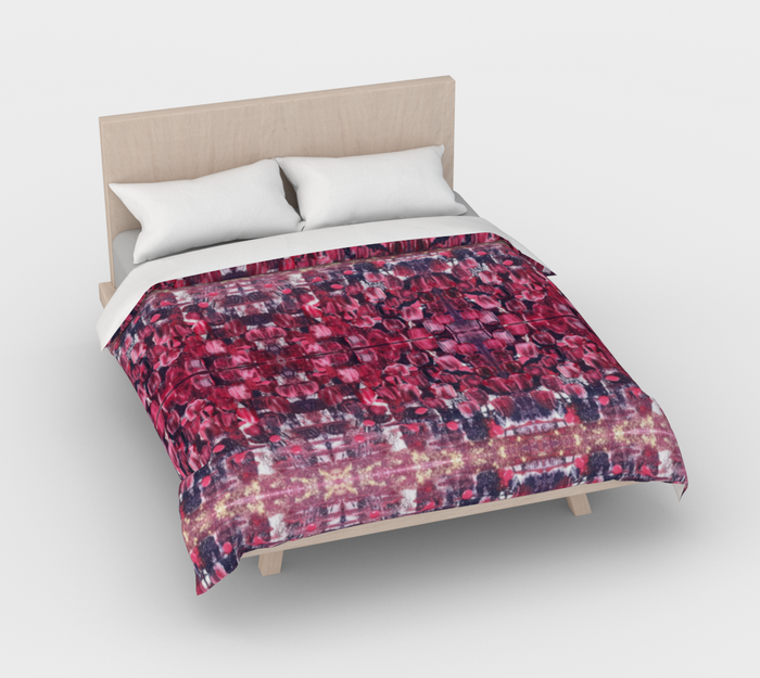 Pink Tulips Duvet Cover