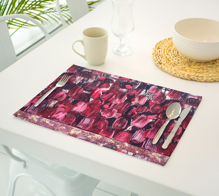 Pink Tulips Placemat