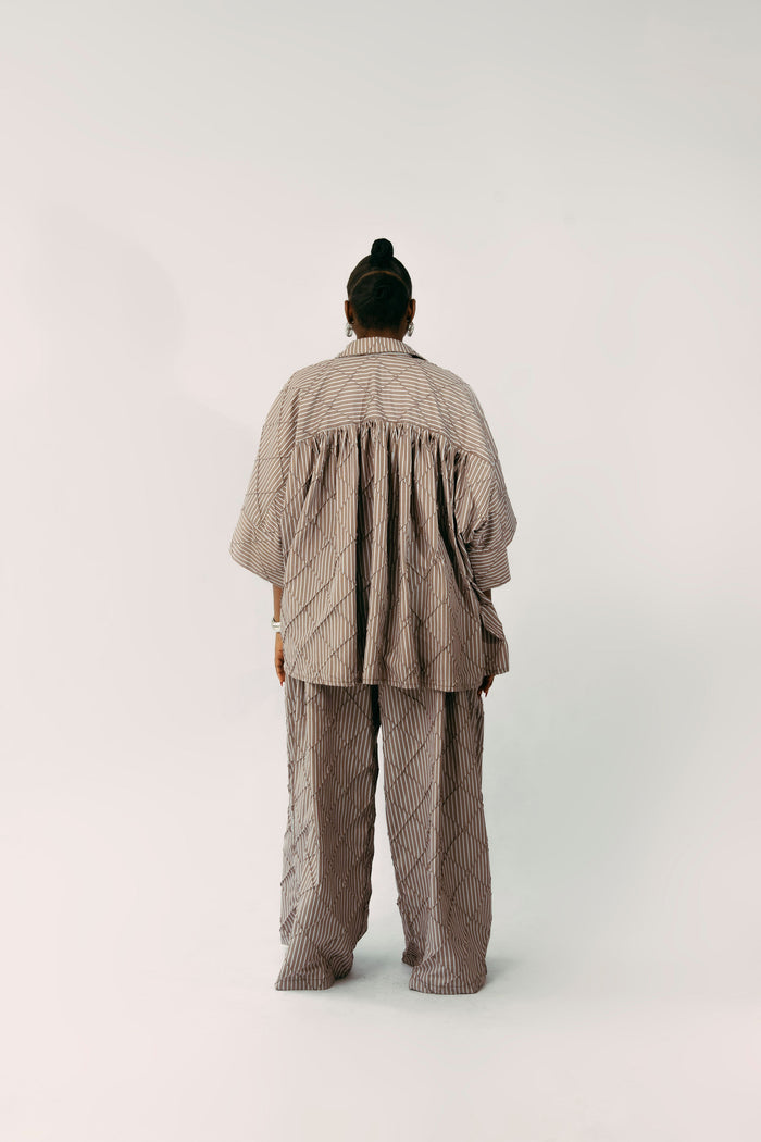 PORTOFINO PANT SET - BROWN