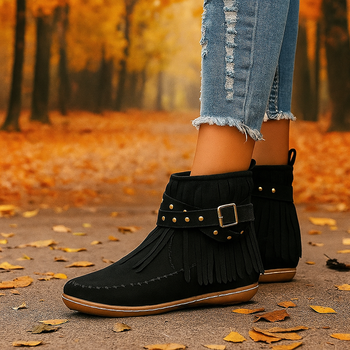Ravina Fringe Boots