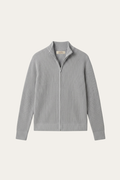 Roma Cashmere Cardigan Grey