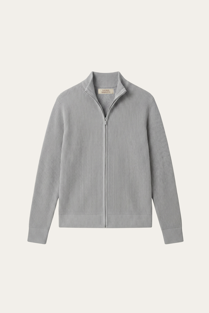 Roma Cashmere Cardigan Grey