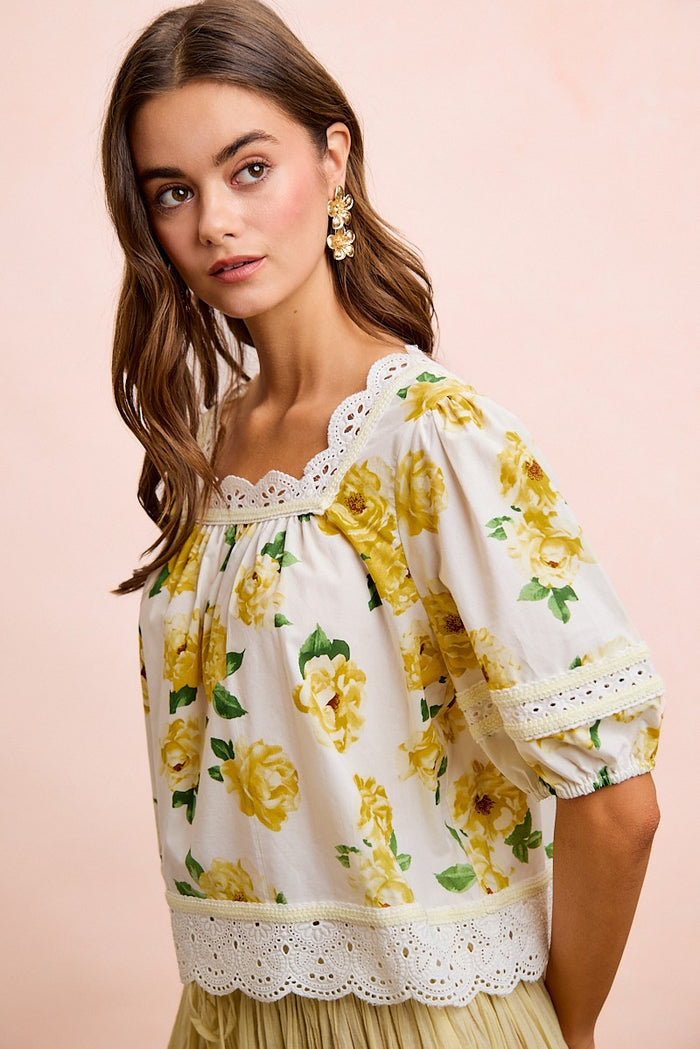Romance in Bloom Blouse-Cute-Trendy-Shop-Womens-Boutique-Clothing-Store