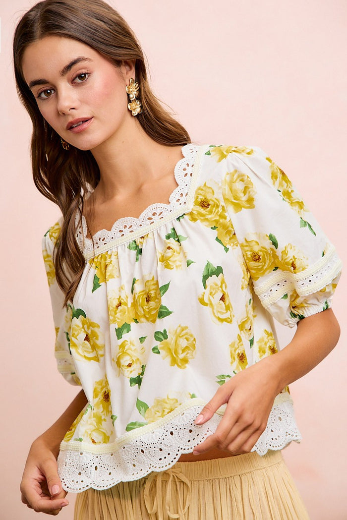 Romance in Bloom Blouse-Cute-Trendy-Shop-Womens-Boutique-Clothing-Store