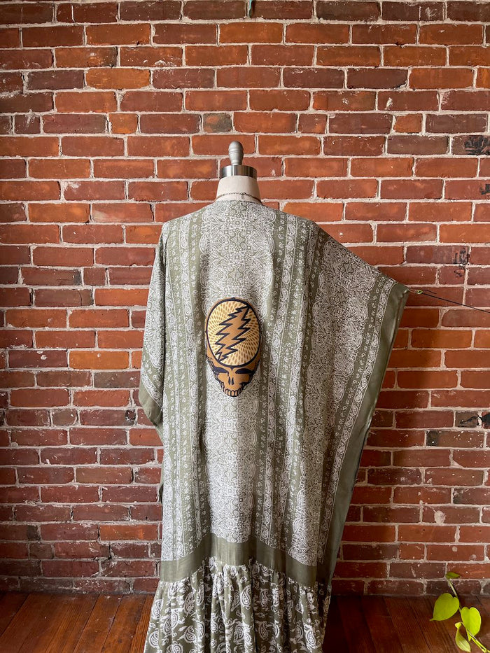Sage Paisley Grateful Dead Inspired Kimono