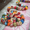 Saree Beaded Boho Garland - Fair Trade Made -Final Sale