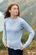 Scallop Crew Neck Sweater
