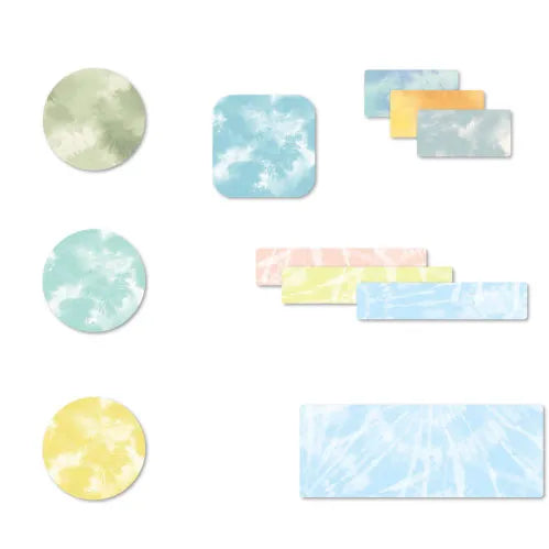 School Labels - Tie-Dye 2