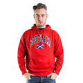 Scotland Harvard Print Hooded Top - Red