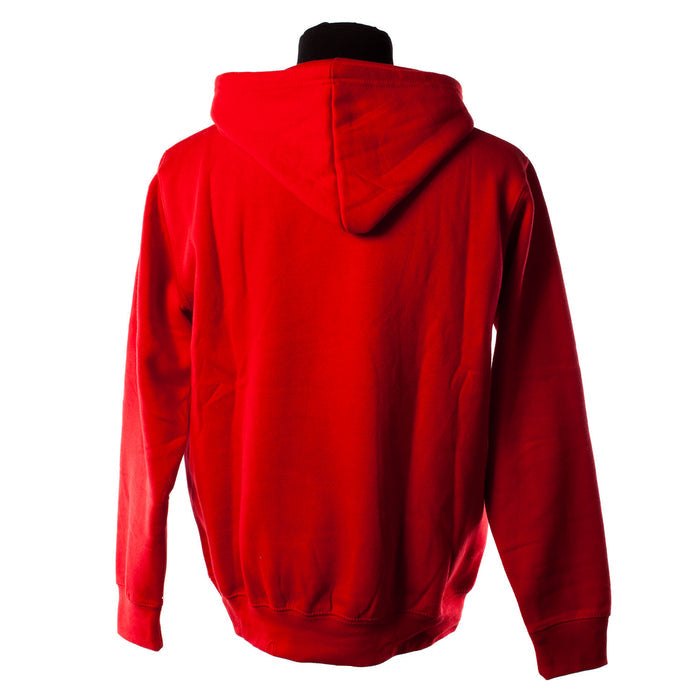 Scotland Harvard Print Hooded Top - Red