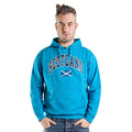 Scotland Harvard Print Hooded Top Sapphire - Blue