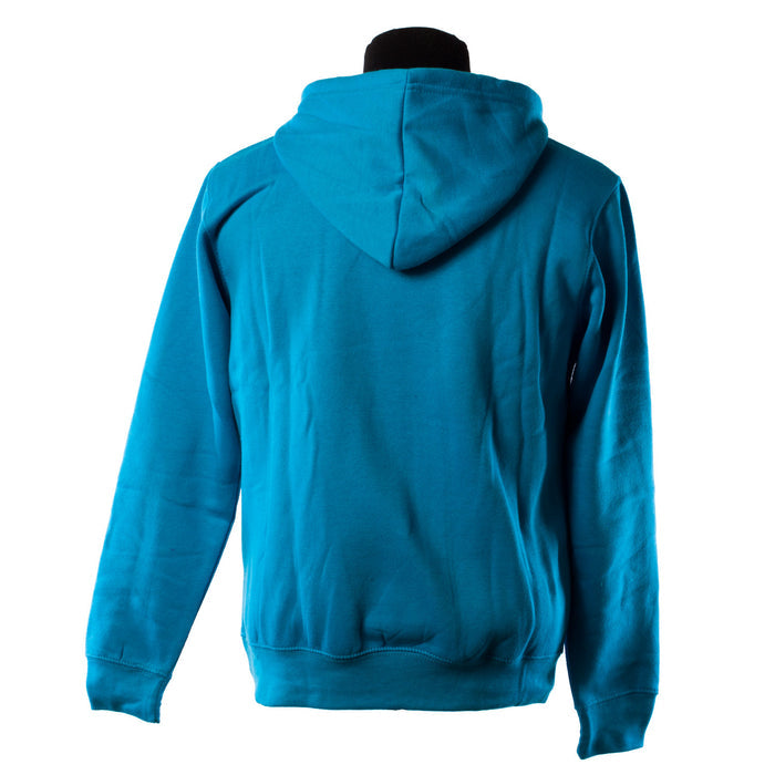 Scotland Harvard Print Hooded Top Sapphire - Blue