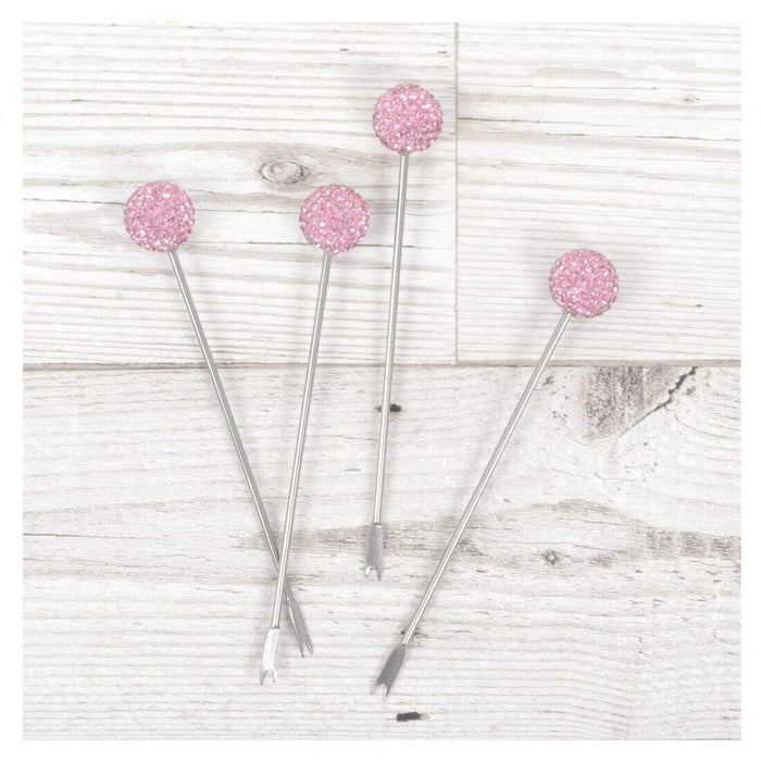 Set of 4 Stainless Steel Picks Party Food Cocktail Olives