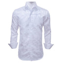 Simon Von White Floral Shirt- CY-0002 - SimonVon Shop