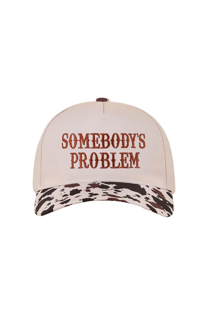 "Somebody's Problem" Cap-Cow-Cute-Trendy-Shop-Womens-Boutique-Clothing-Store