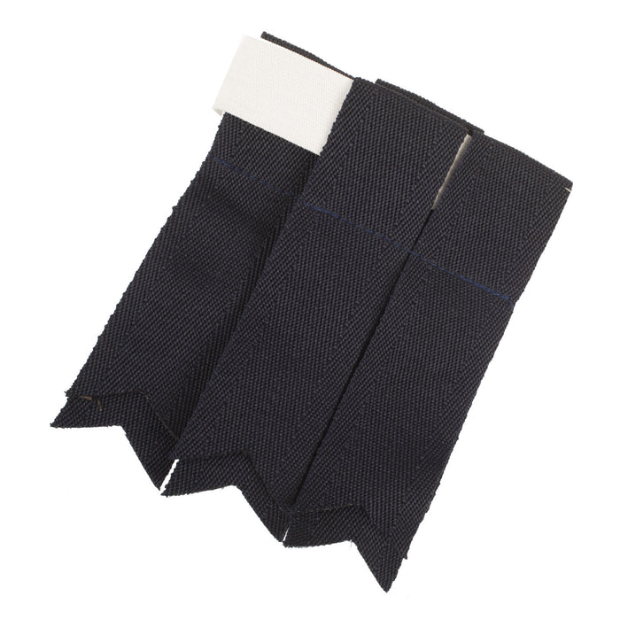 Standard Wool Plain Colour Flashes Navy - Heritage Of Scotland - Navy