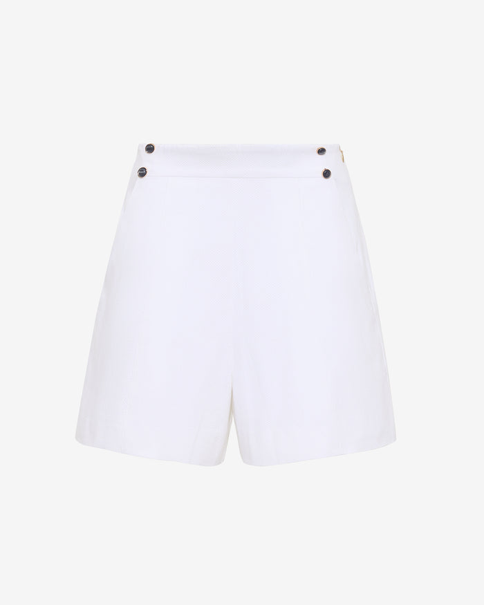 Tailored Shorts in Pique