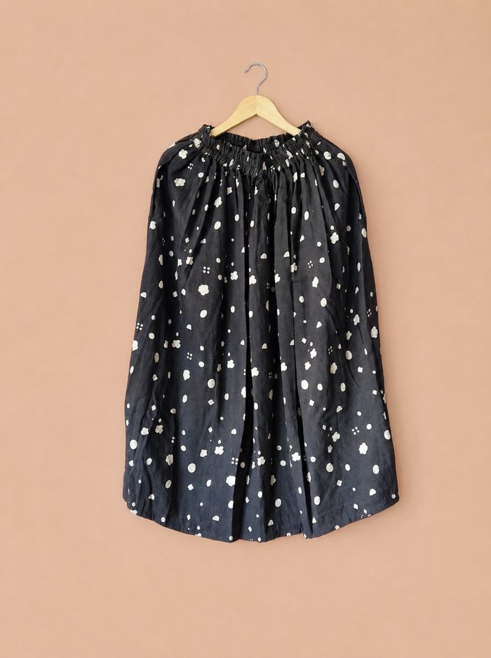 tara skirt - kala cotton ajarakh (bloom)