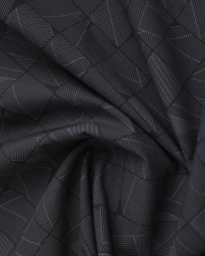 TechPro Formal Black Printed Shirt - Kyler