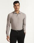 TechPro Formal Tan Solid Shirt - Greece