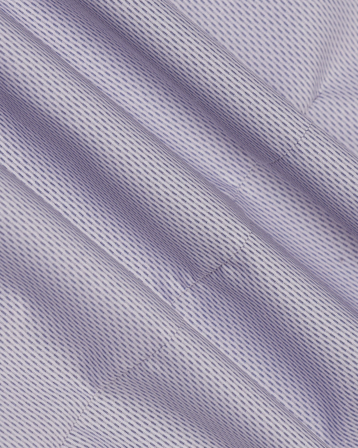 Temp Tech Formal Blue Textured Shirt - Vogue