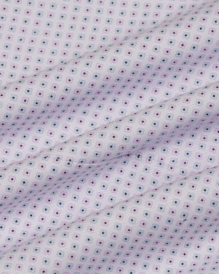 Temp Tech Formal Pink Printed Shirt - Vital