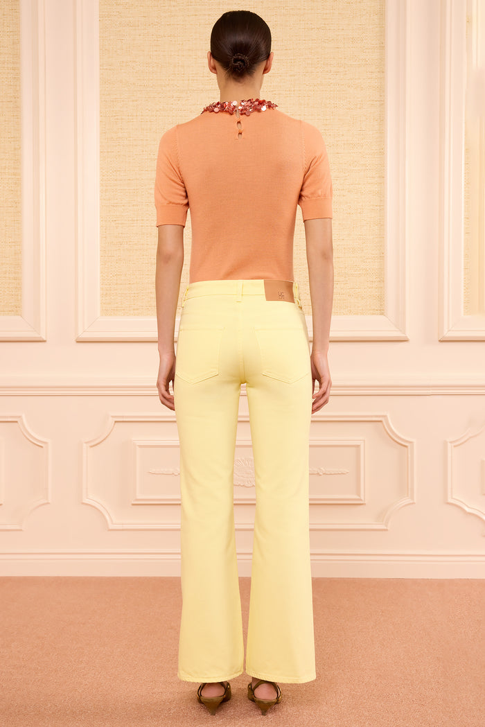 The Laurel Kick Flare Jean - Chantilly
