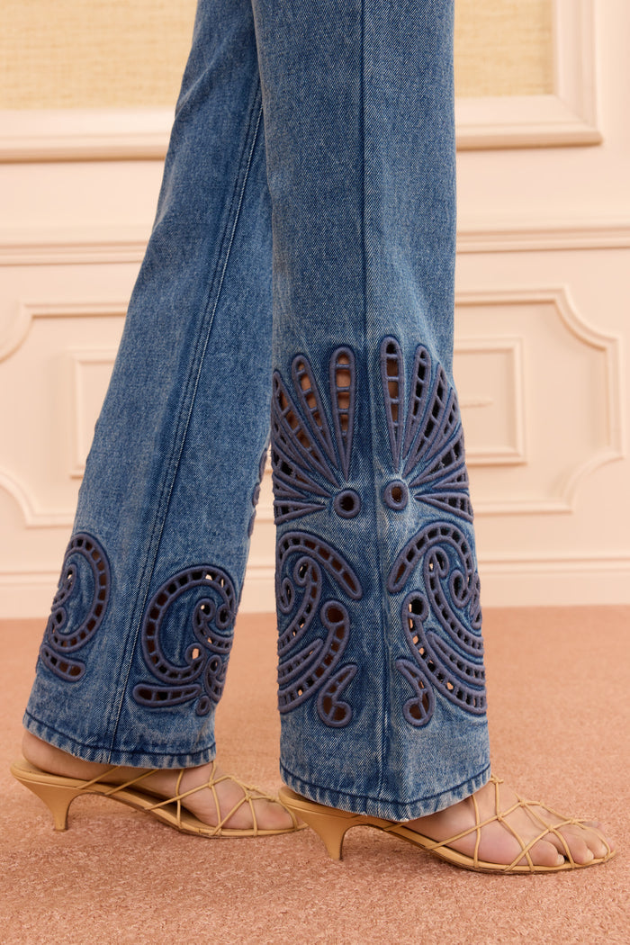 The Lou Jean with Eyelet - River