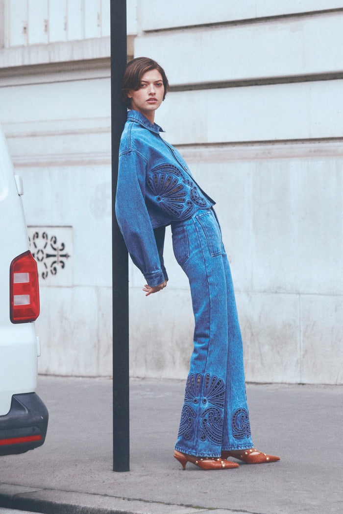 The Lou Jean with Eyelet - River