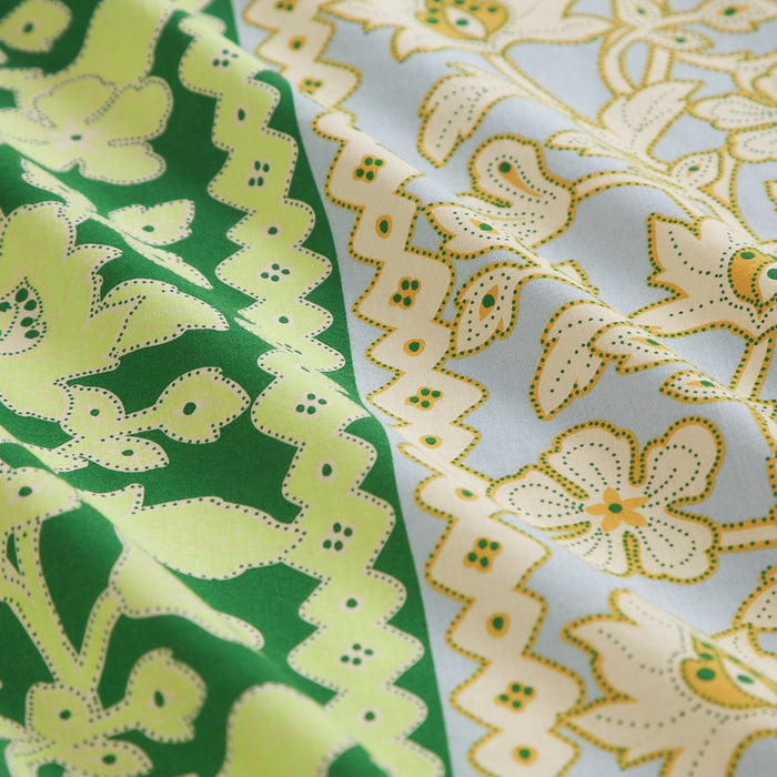 Thea Cotton Sheets - Kelp Fitted Sheet / Queen