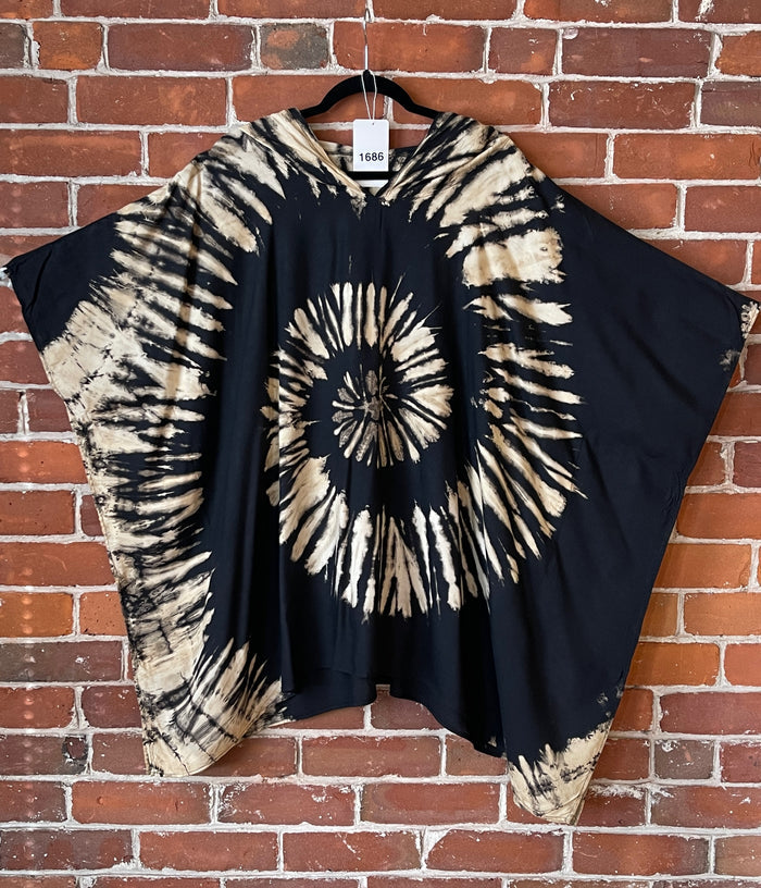 Tie Dye Poncho Hoodies Multiple Colors Available!