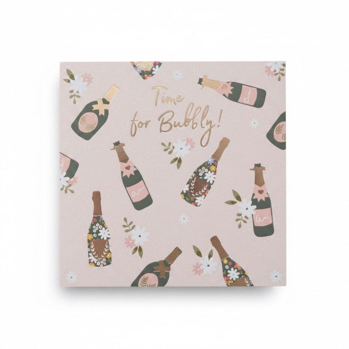 Time For Bubbly Celebration Card - Greeting Card
