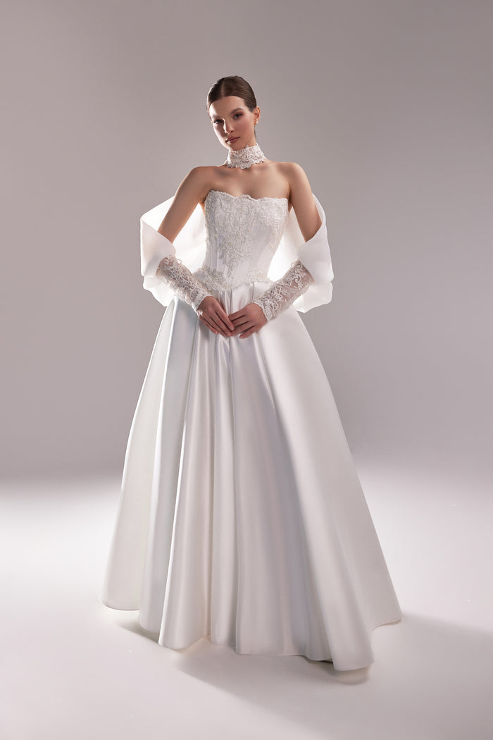 Transparent Long Sleeve Cover Up Demna With Lace Cuffs